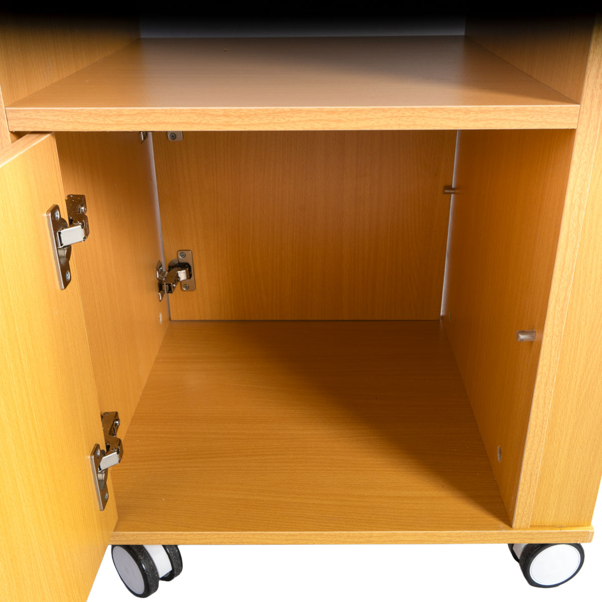 Wooden Bedside Cabinet with Pull-Out Table “LUXURY”  