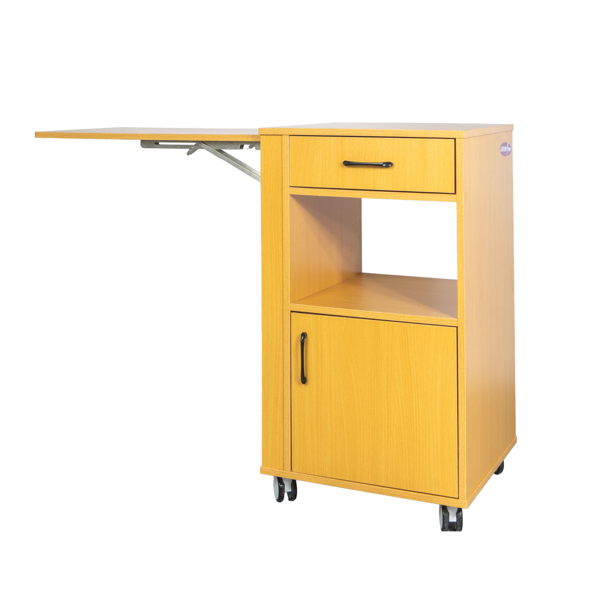 Wooden Bedside Cabinet with Pull-Out Table “LUXURY”  