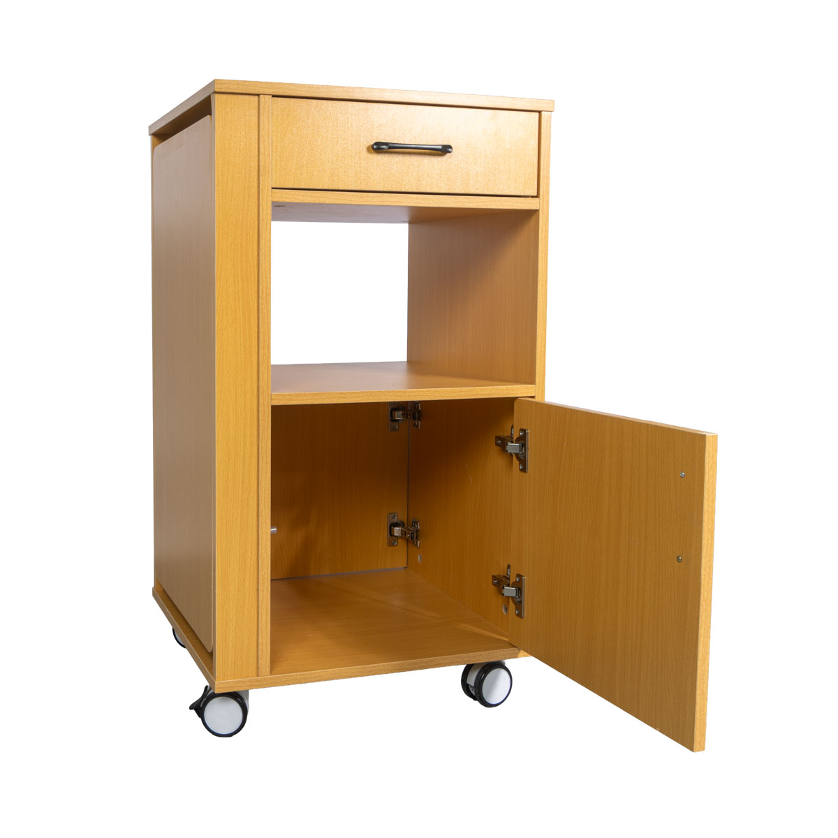 Wooden Bedside Cabinet with Pull-Out Table “LUXURY”  