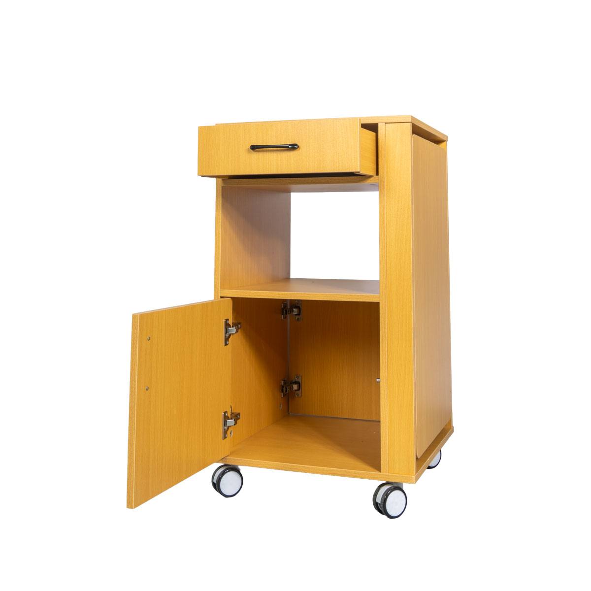 Wooden Bedside Cabinet with Pull-Out Table “LUXURY”  