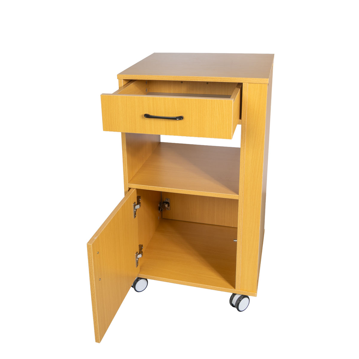 Wooden Bedside Cabinet with Pull-Out Table “LUXURY”  