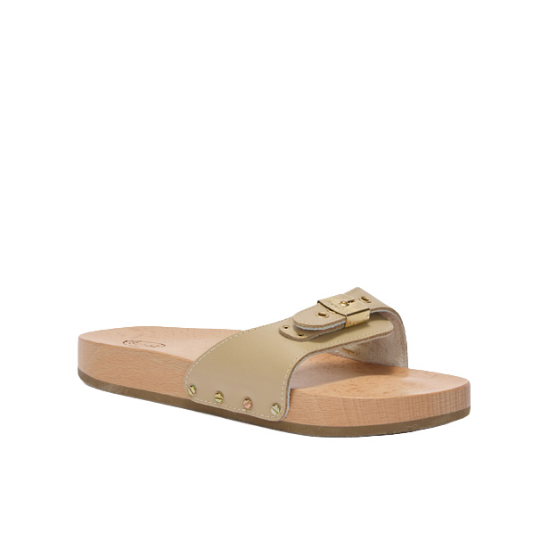 Scholl Pescura Flat Ανατομικό Σανδάλι Sand